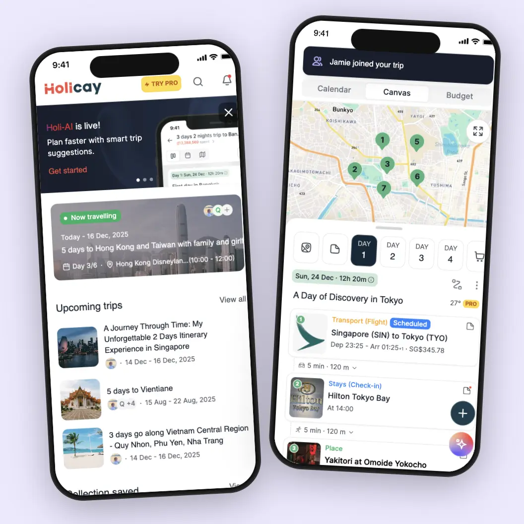 Your whole trip, in your pocket.